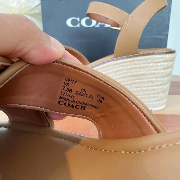 NWT coach Kimberly Espadrille size US7.5B - Picture 7 of 10